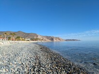 The beach right in front of the house.