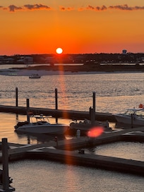 We took several pictures of our beautiful sunset view at different times.