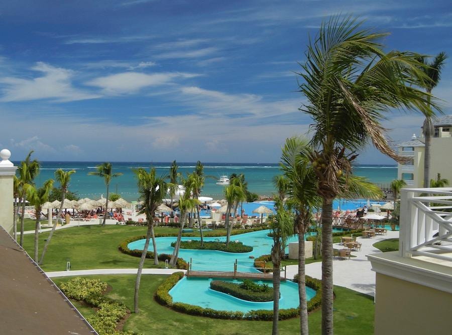 Typical beautiful Caribbean sky