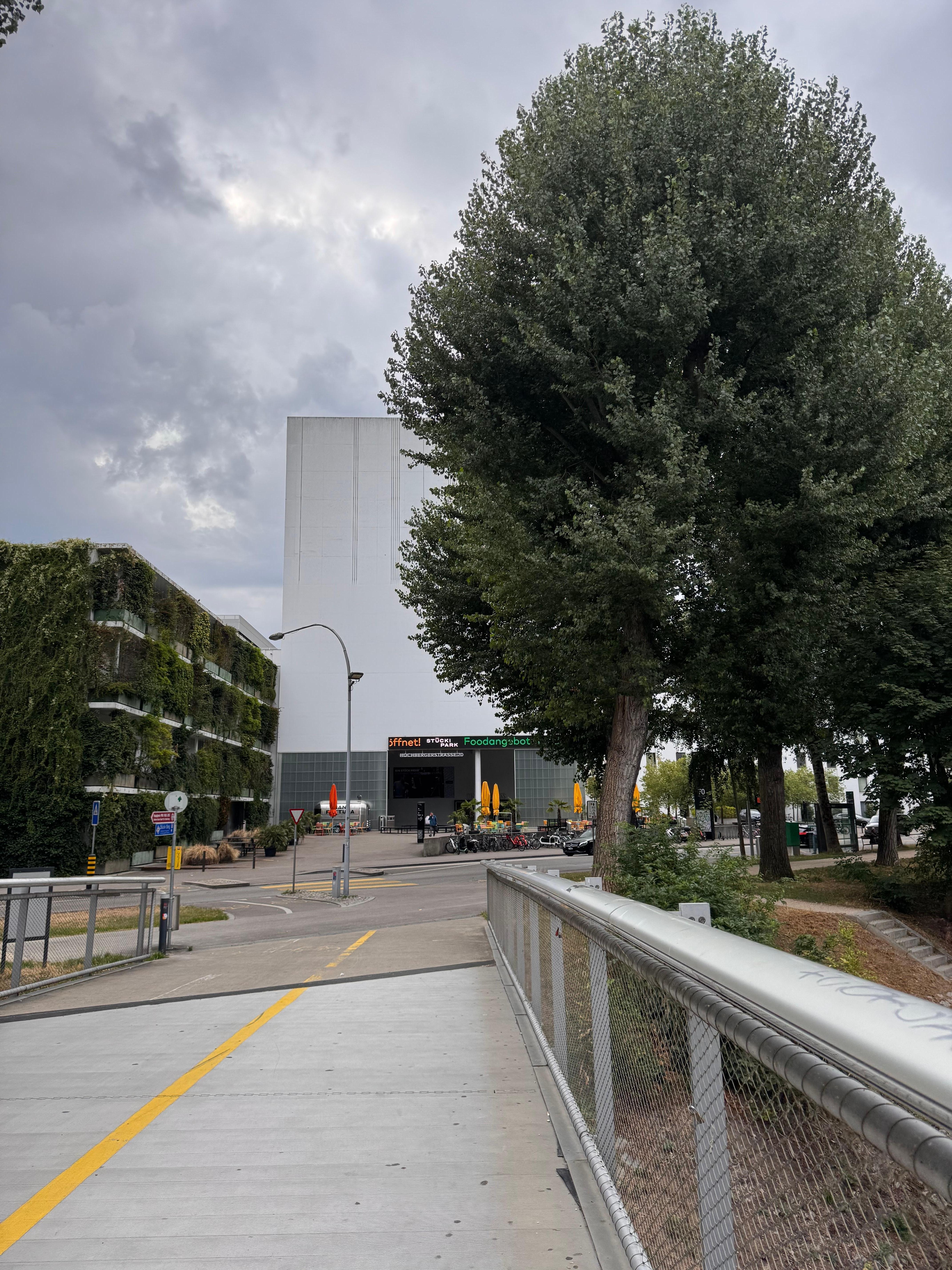 Shopping centre right next door.