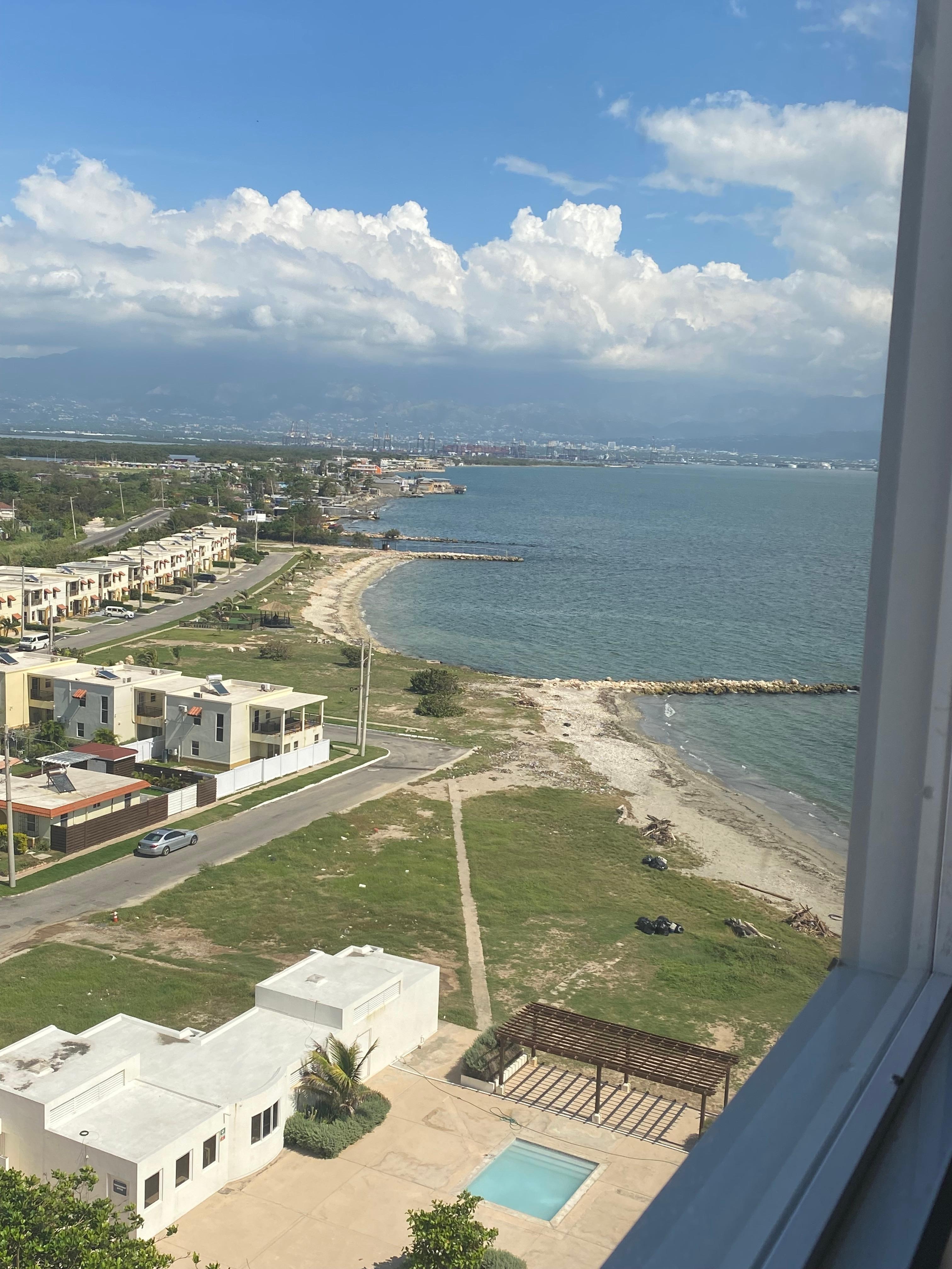 Taken from the apartment window. 