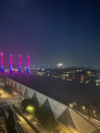 View of the fireworks
