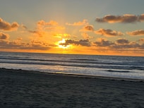 Sunset just steps away.