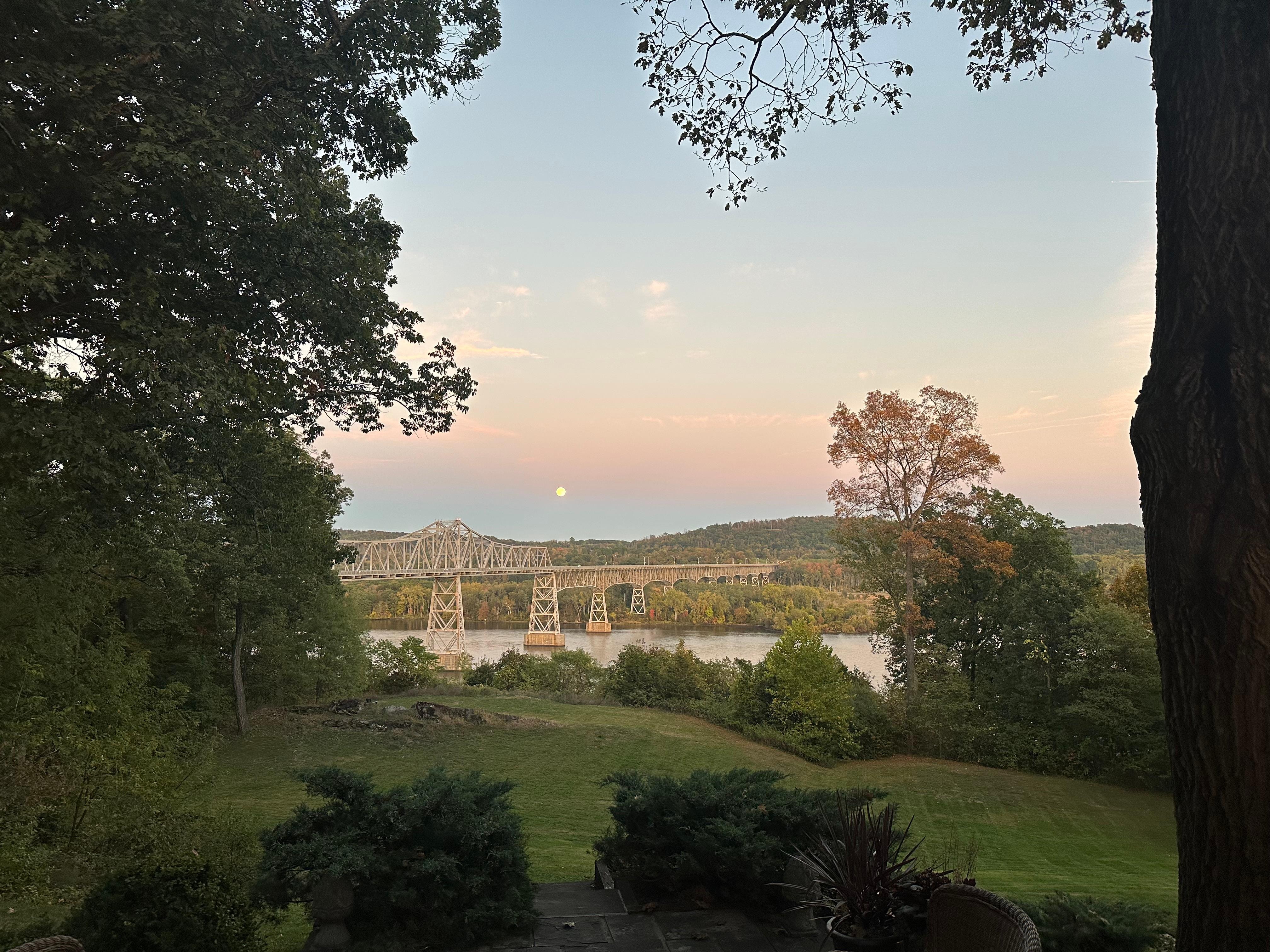 View from Klocke Estate - highly recommend for a nice night out.