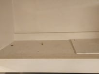 Dirty and dead cockroaches cabinet1