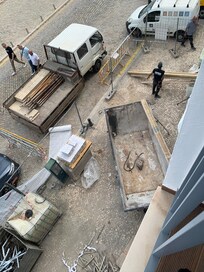 Building site below room 111