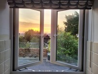 View from the kitchen window.