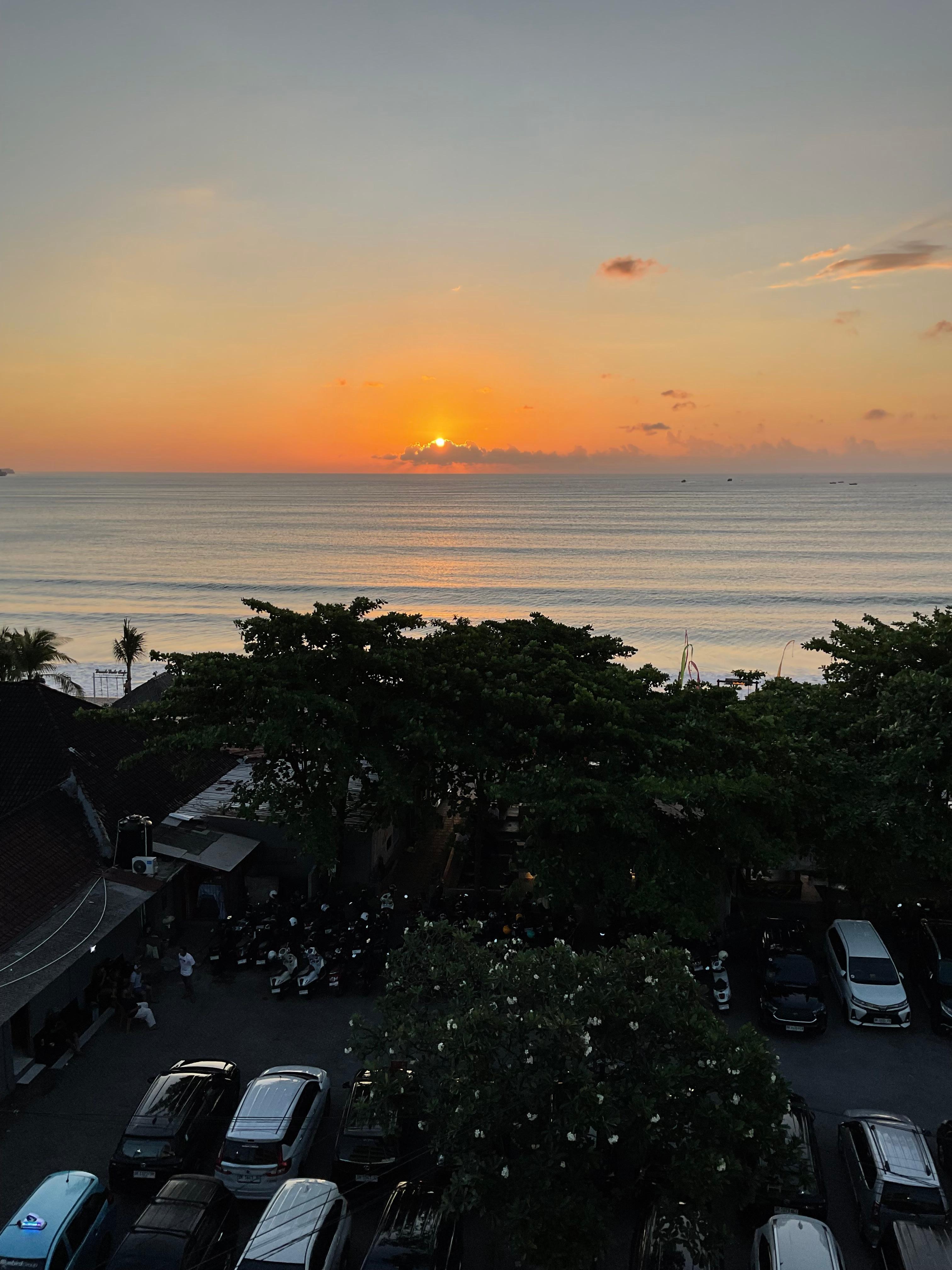 Sunset on Jimbaran bay 