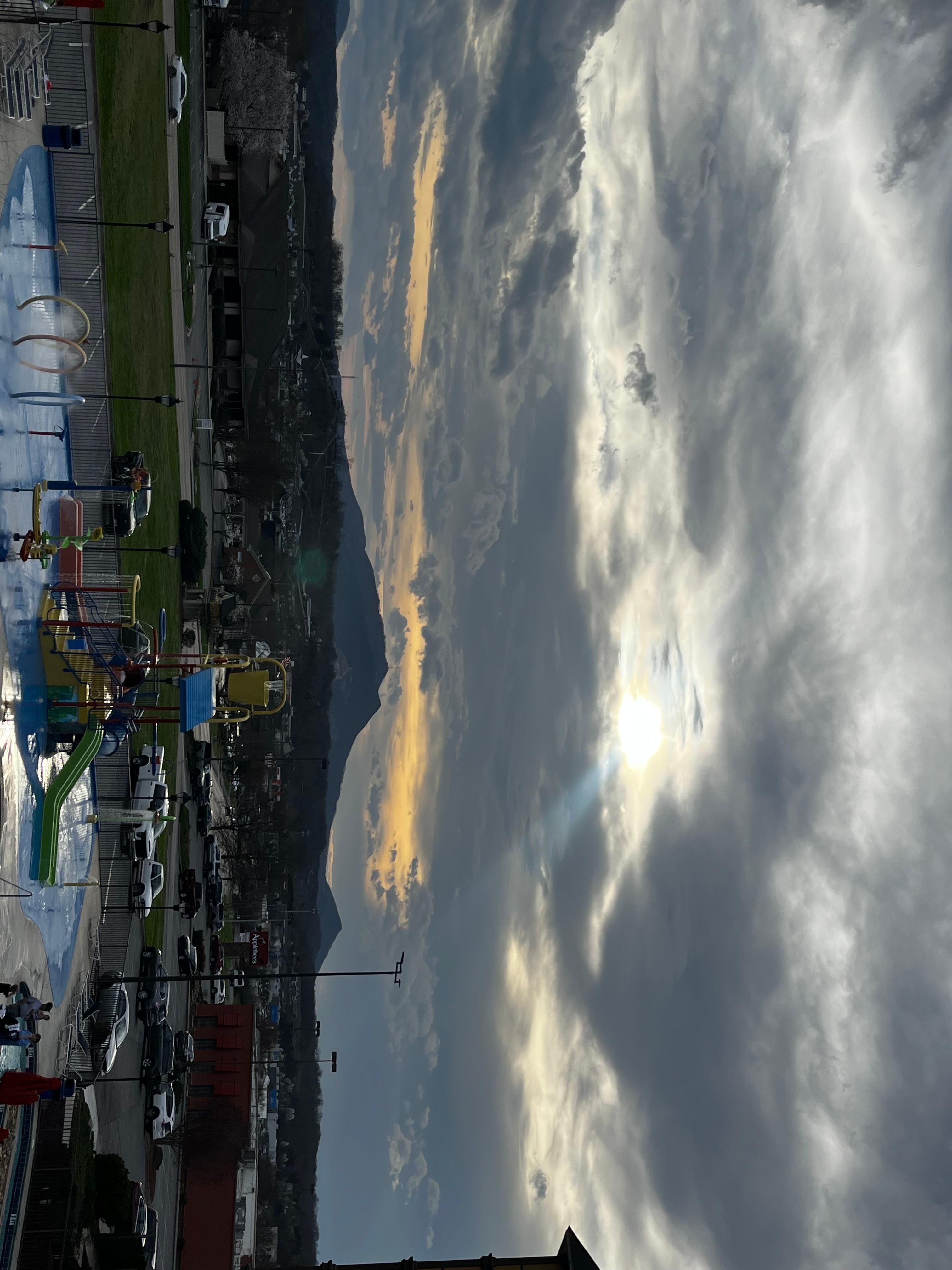 Review when we got there