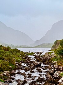 Gap of Dunloe on a jaunting cart.