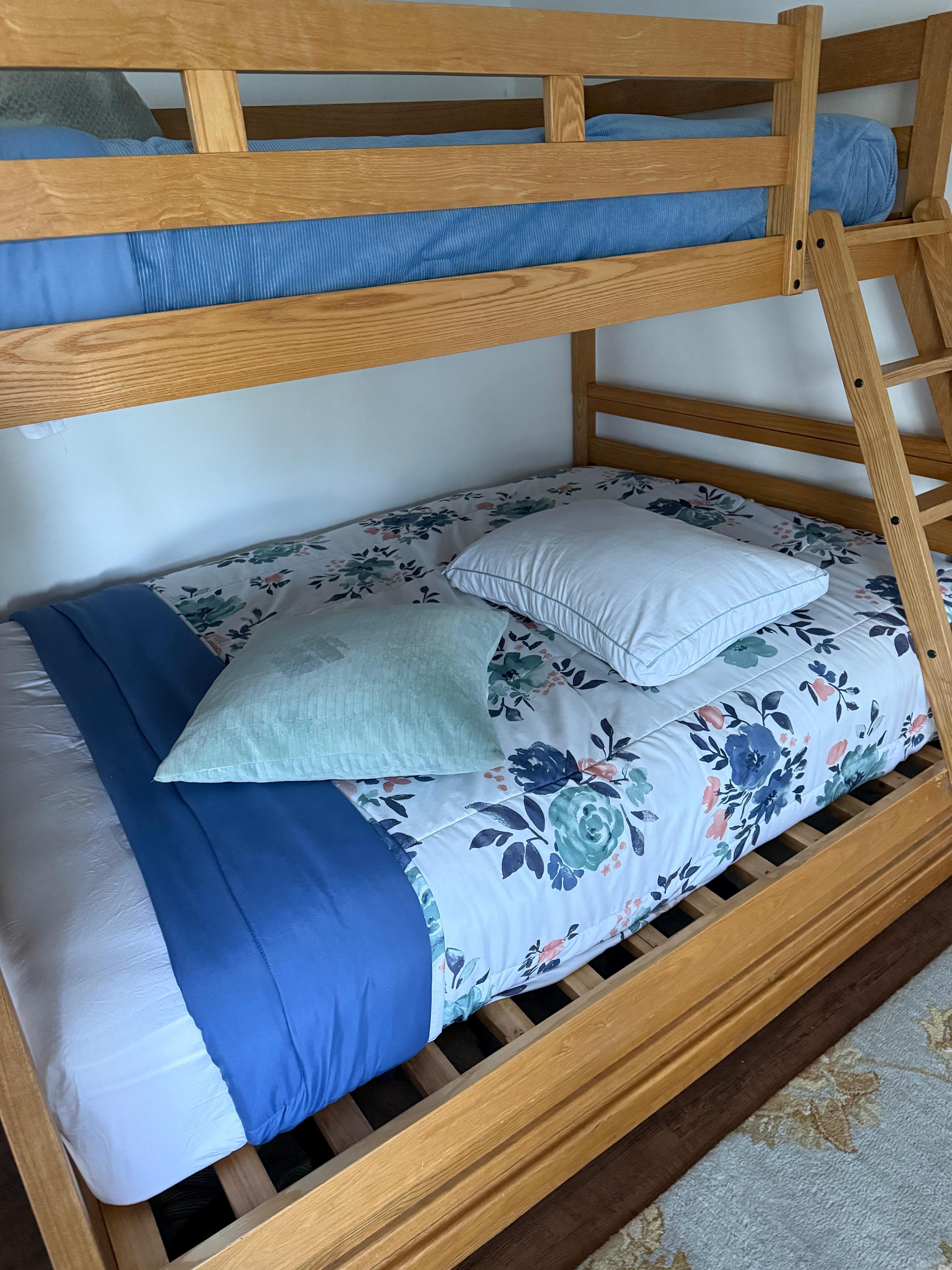 no pillowcases bunk room