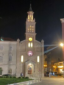 St Francis church at west end of Riva