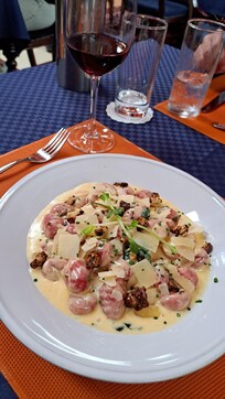 Beetroot gnocchi