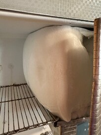 The freezer totally frozen