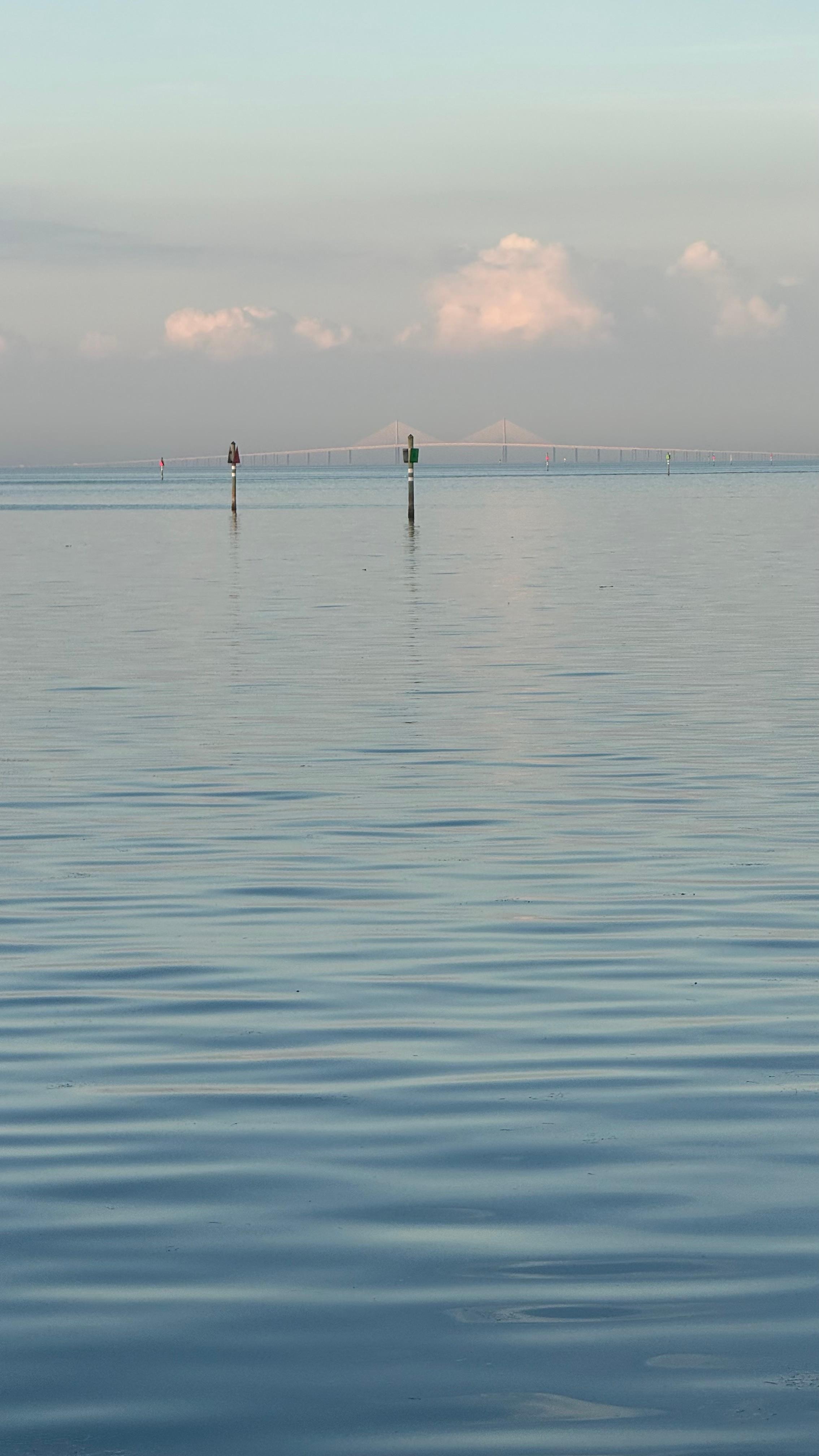 View of the Skyway Bridge from the master suite.