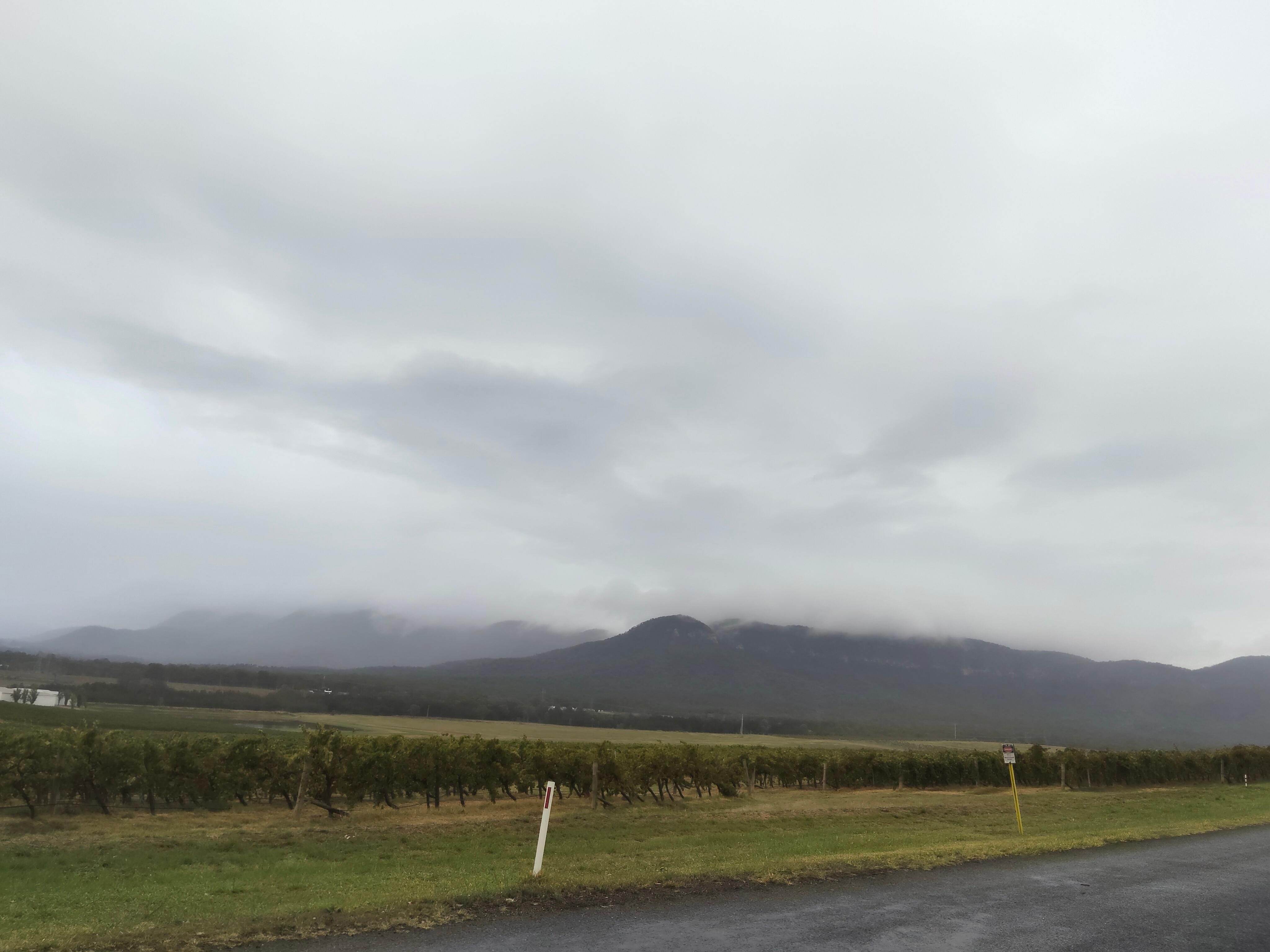Front of property mountain views