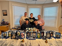 The reason for the trip. Our twins graduated high school!