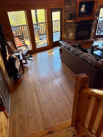 The main living area you walk into