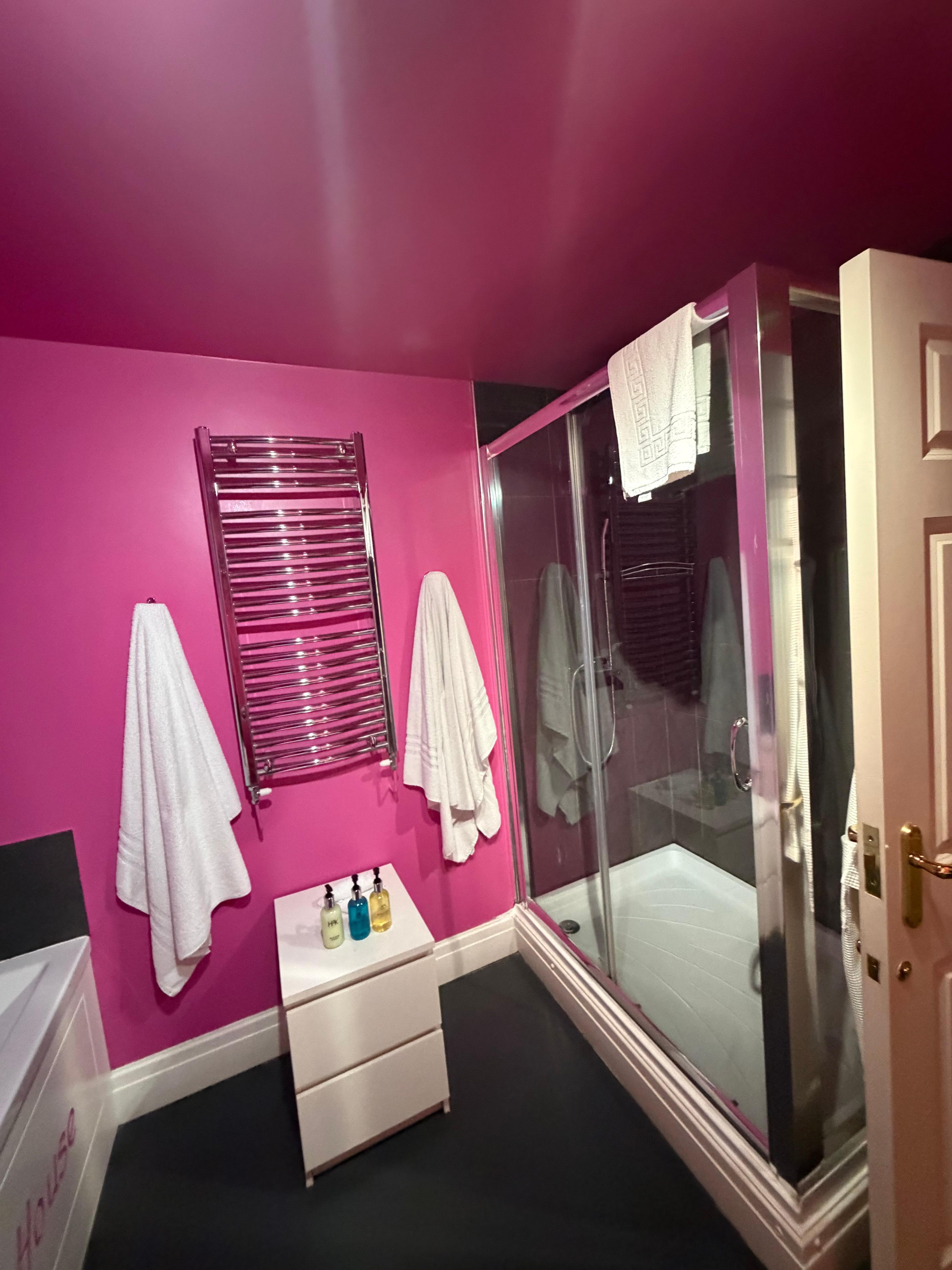 Pink bathroom