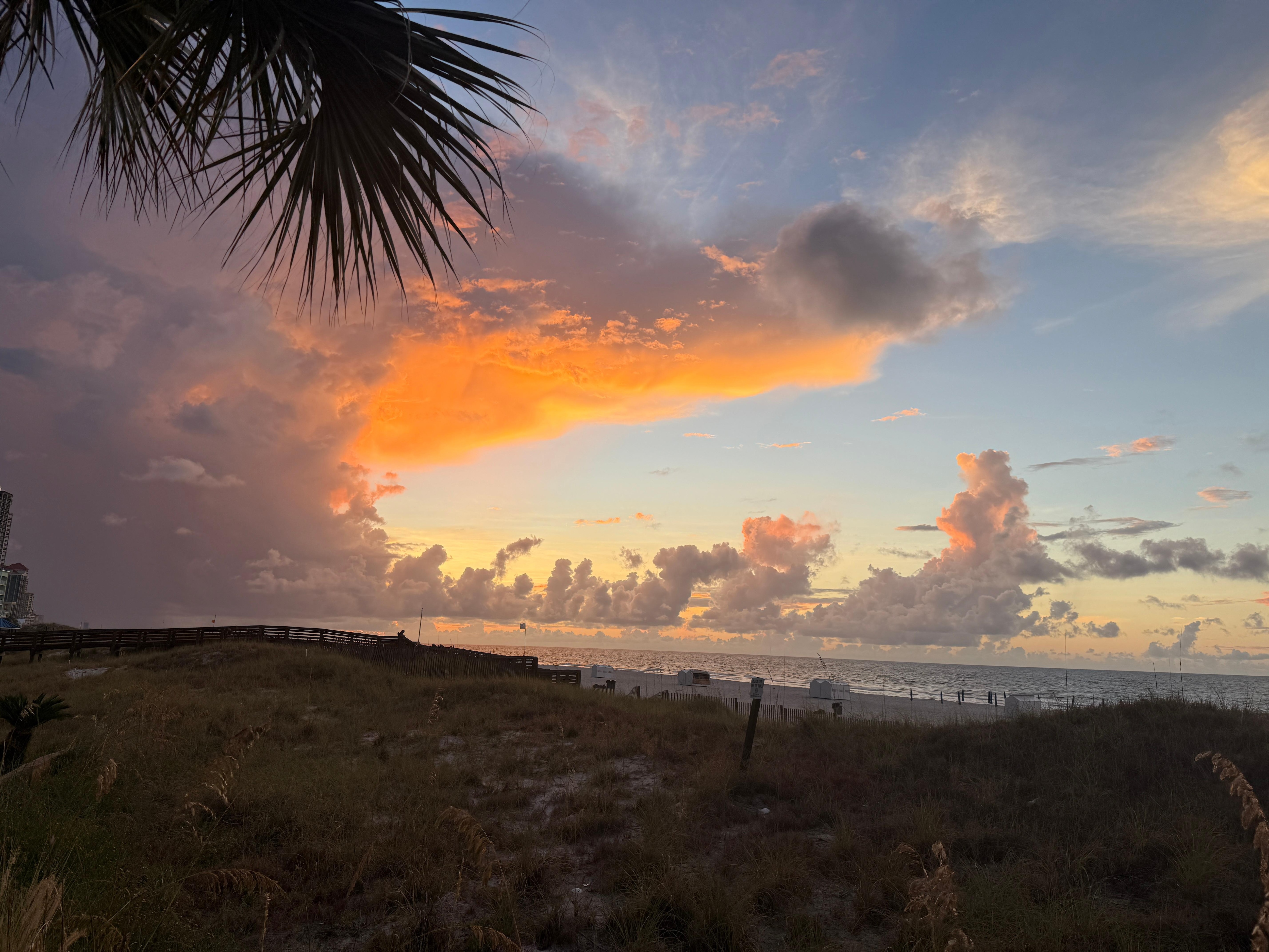 Sunrise from the beach ramp 