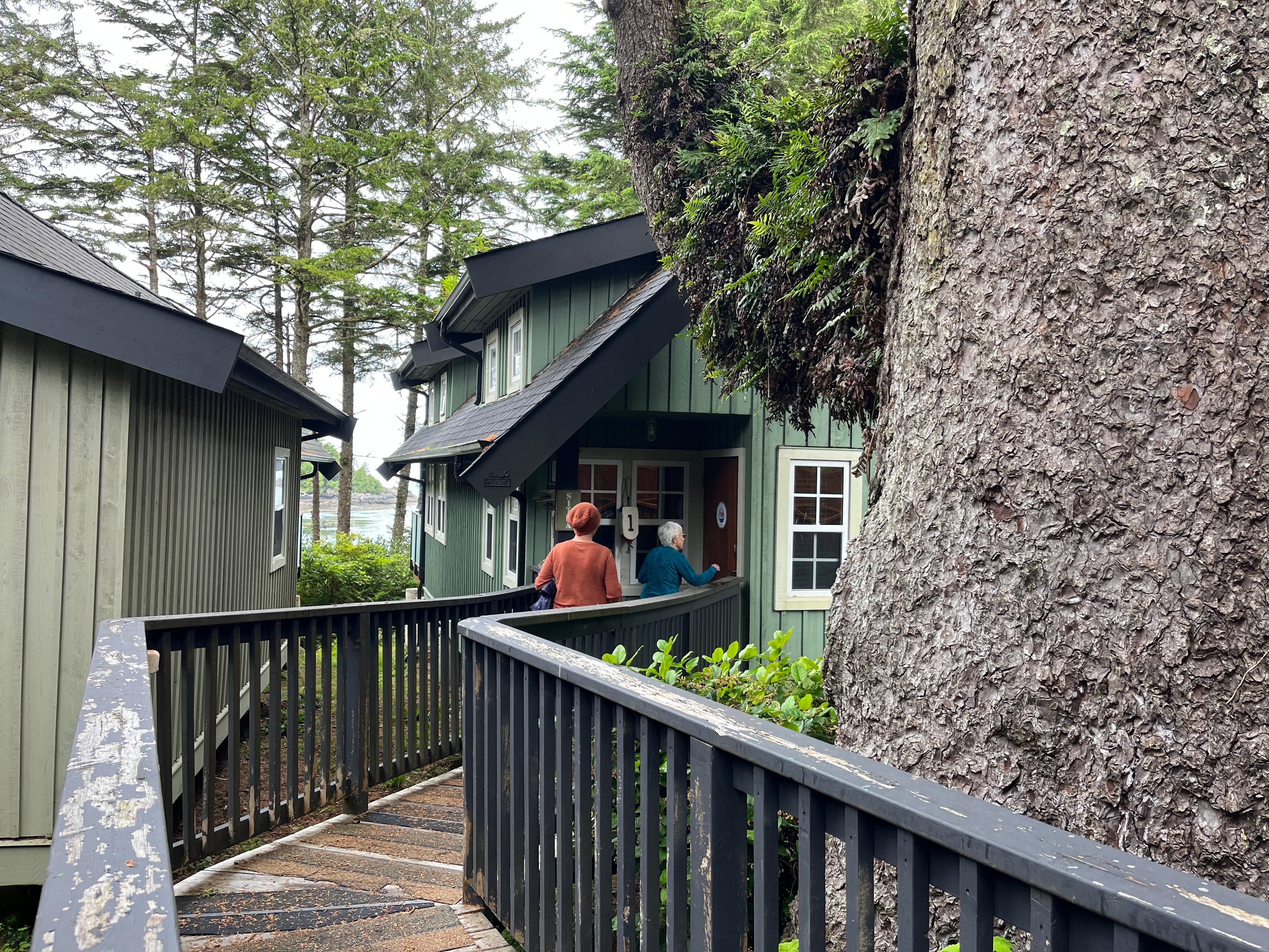 Walkway to the front door