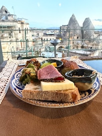 Healthy and nutritious breakfast selection