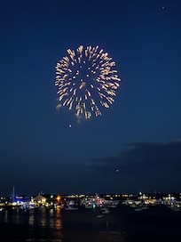 Fireworks as seen from our balcony