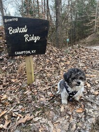 Sign at the entrance.