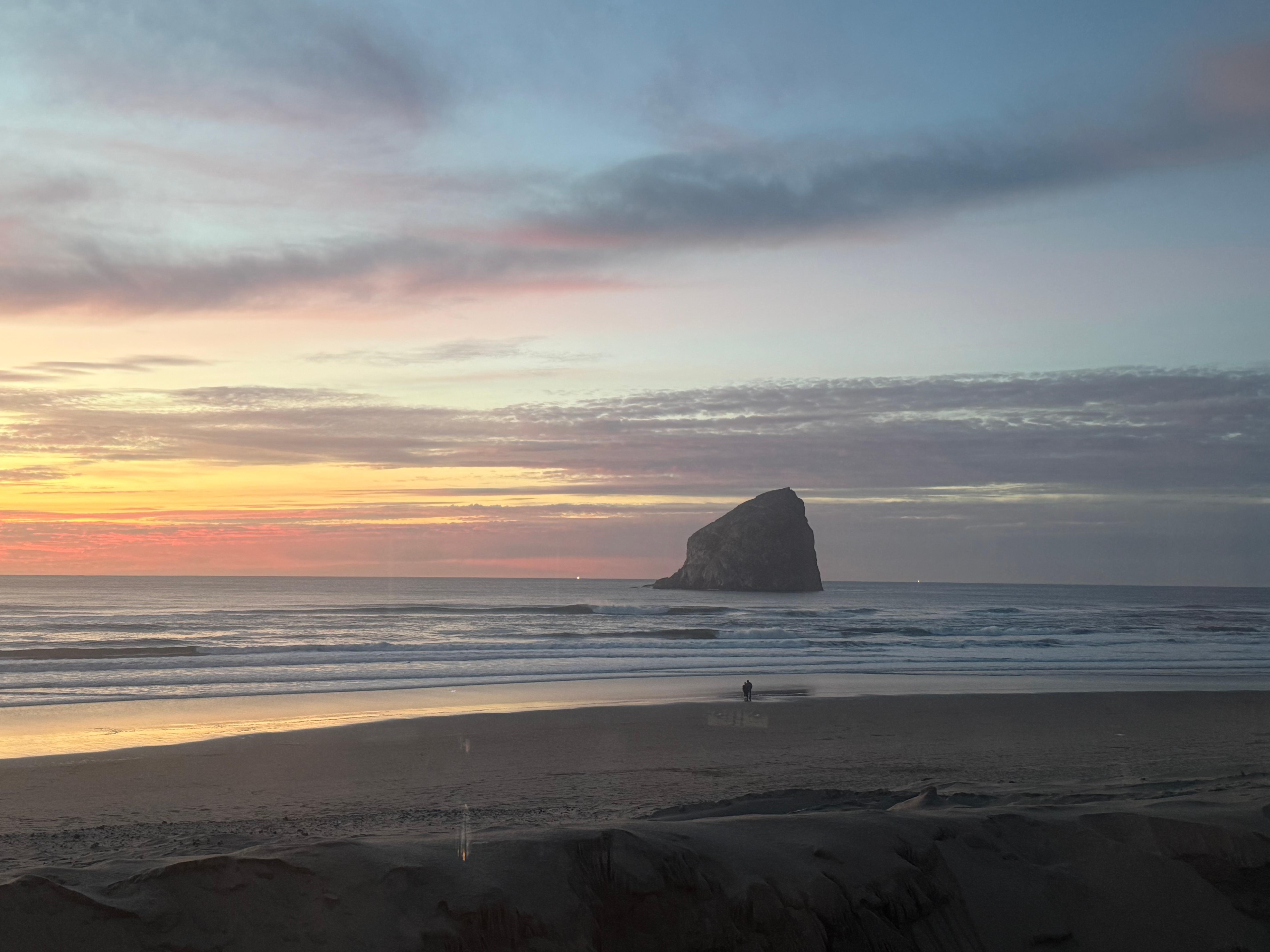 Haystack Rock view from home
