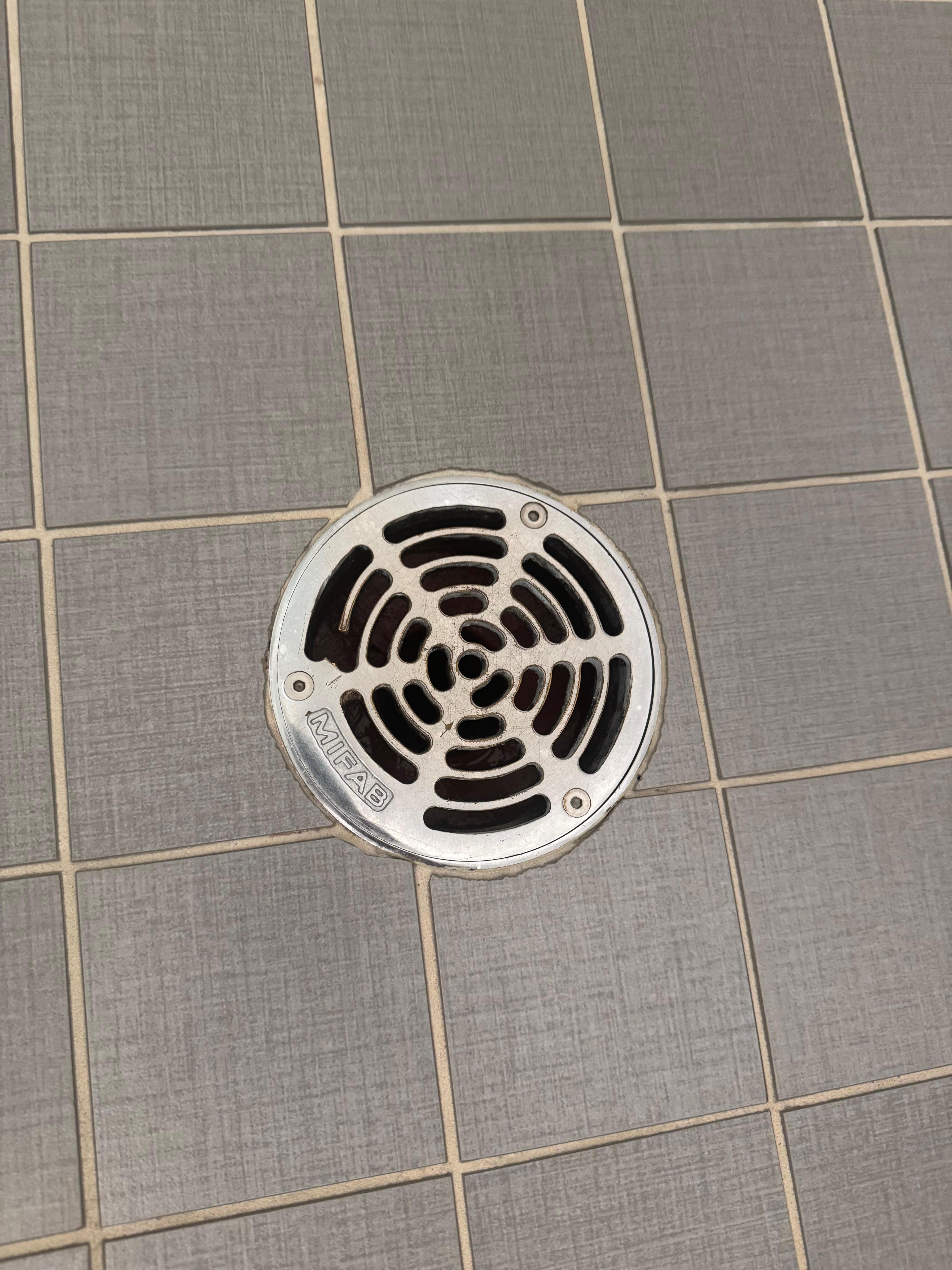 Broken drain 