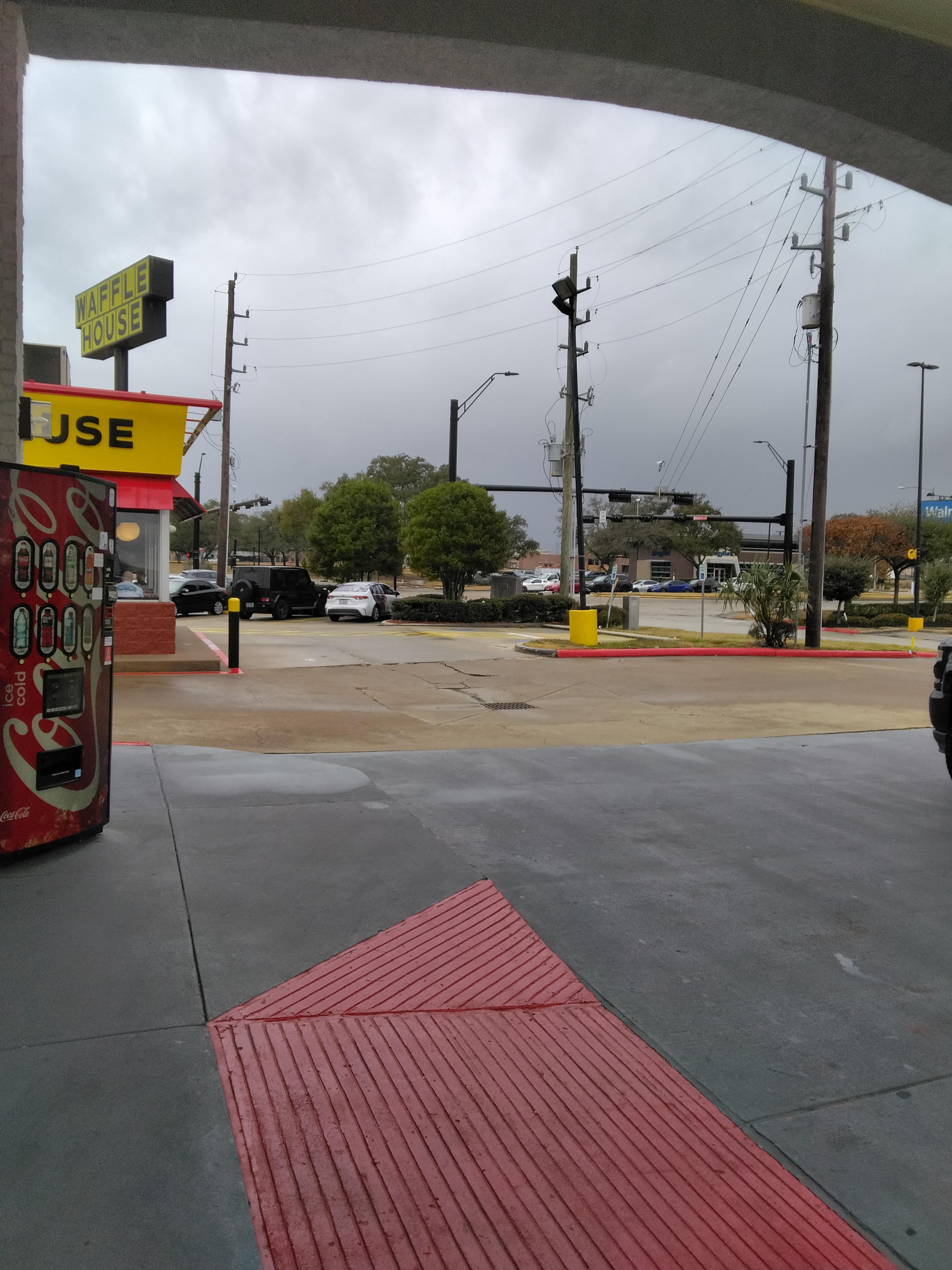 Waffle House next door 