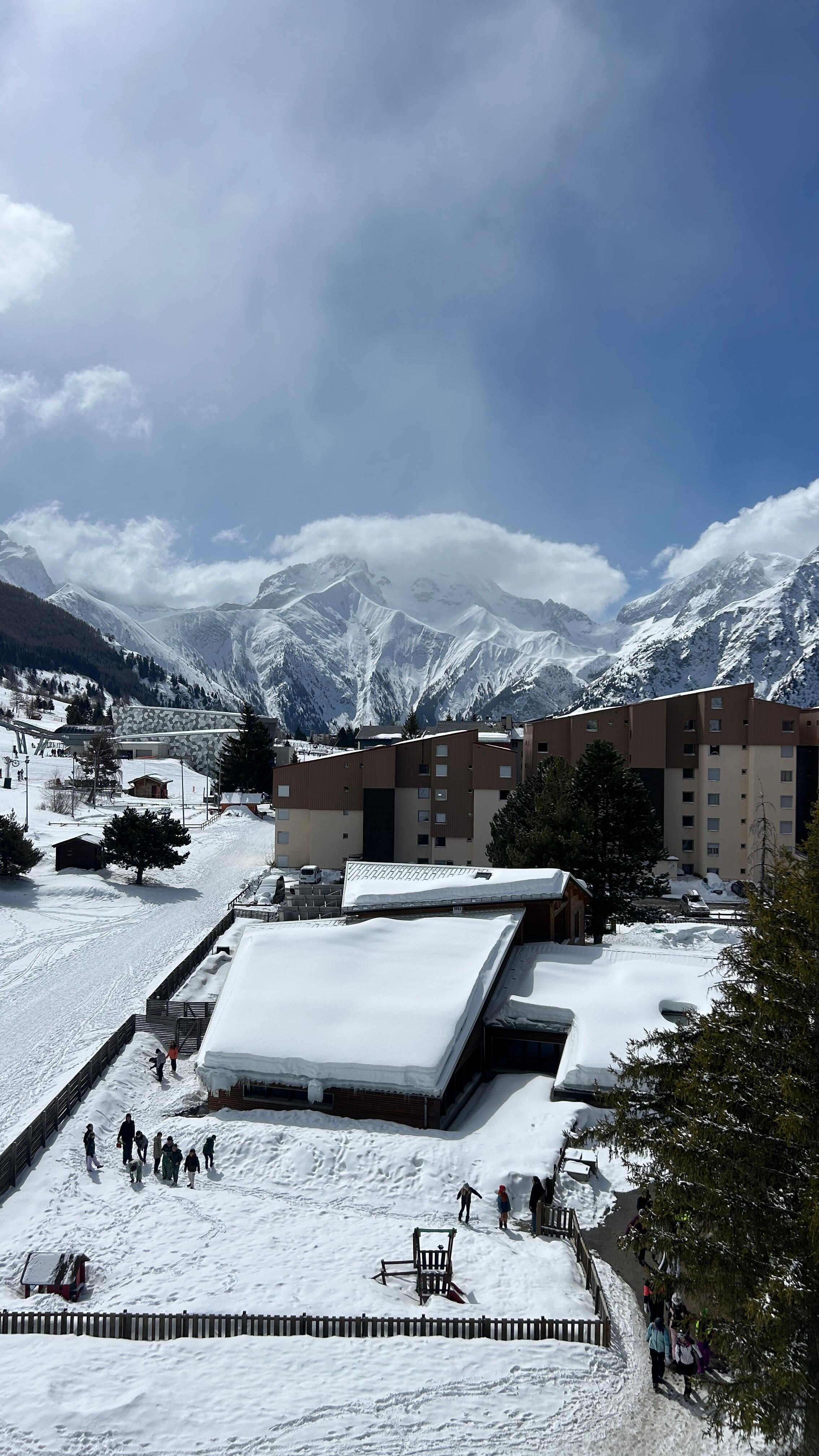 Views down from the living room