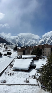 Views down from the living room