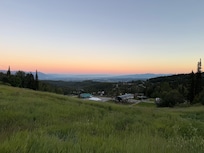 A very brief walk by the ski lifts