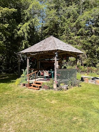 Gazebo with grill