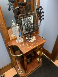 First item which greets the guest