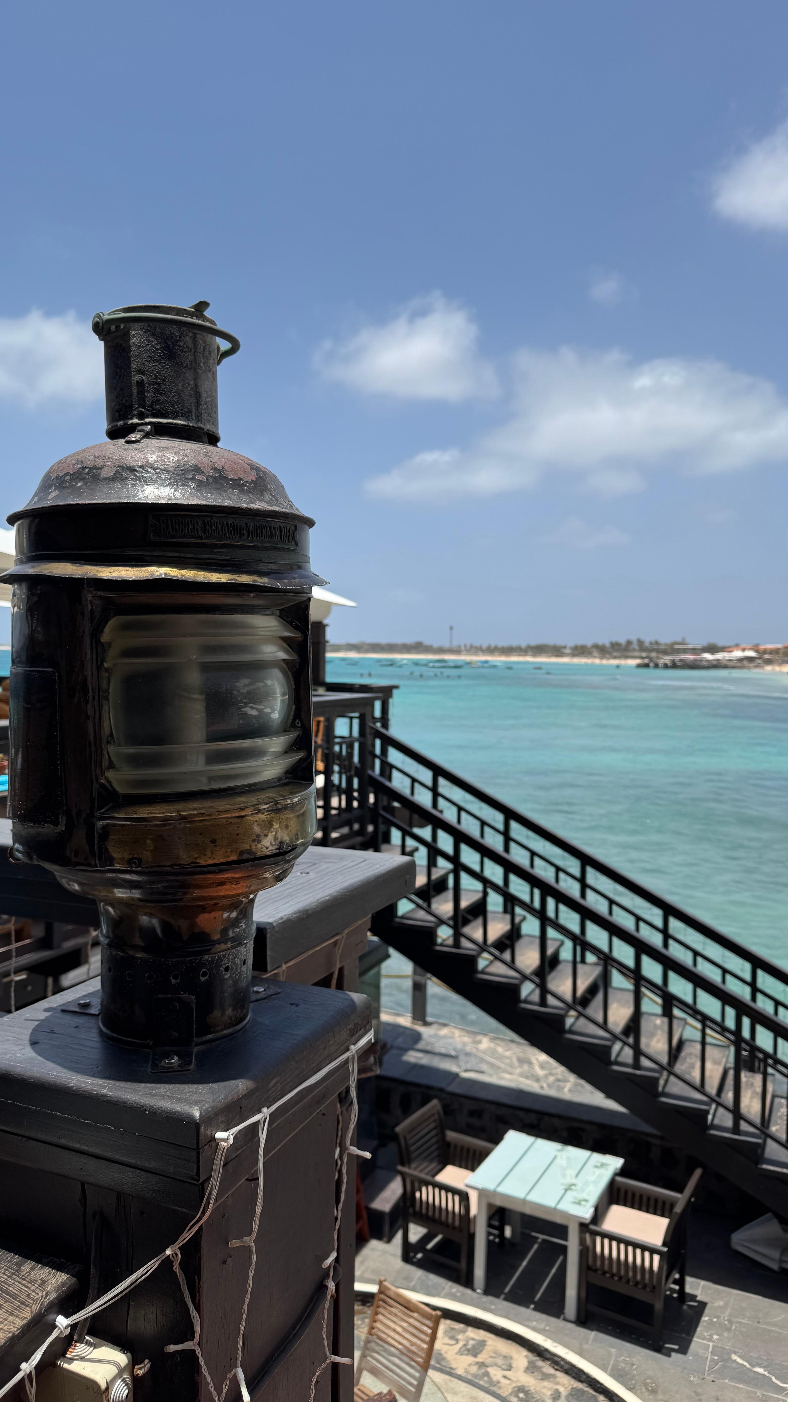The original light from the first lighthouse