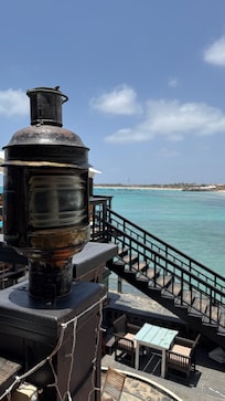 The original light from the first lighthouse