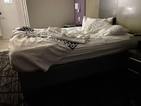 Sinks in the middle.