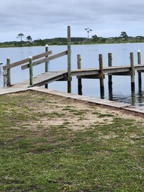 Fishing dock at condo