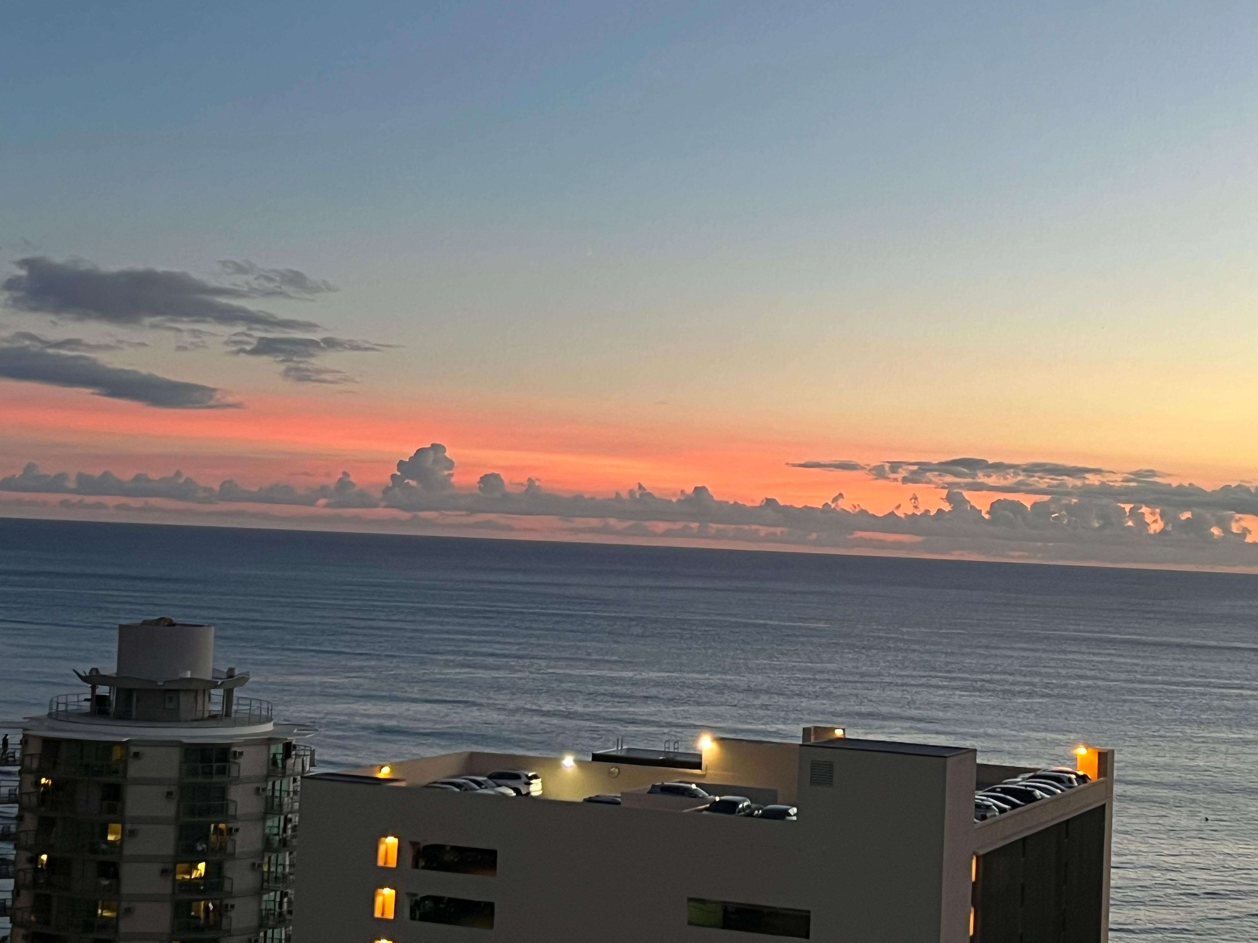 Sunset picture from the room