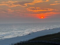 Sunset from the balcony