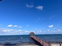 View of the beach pier