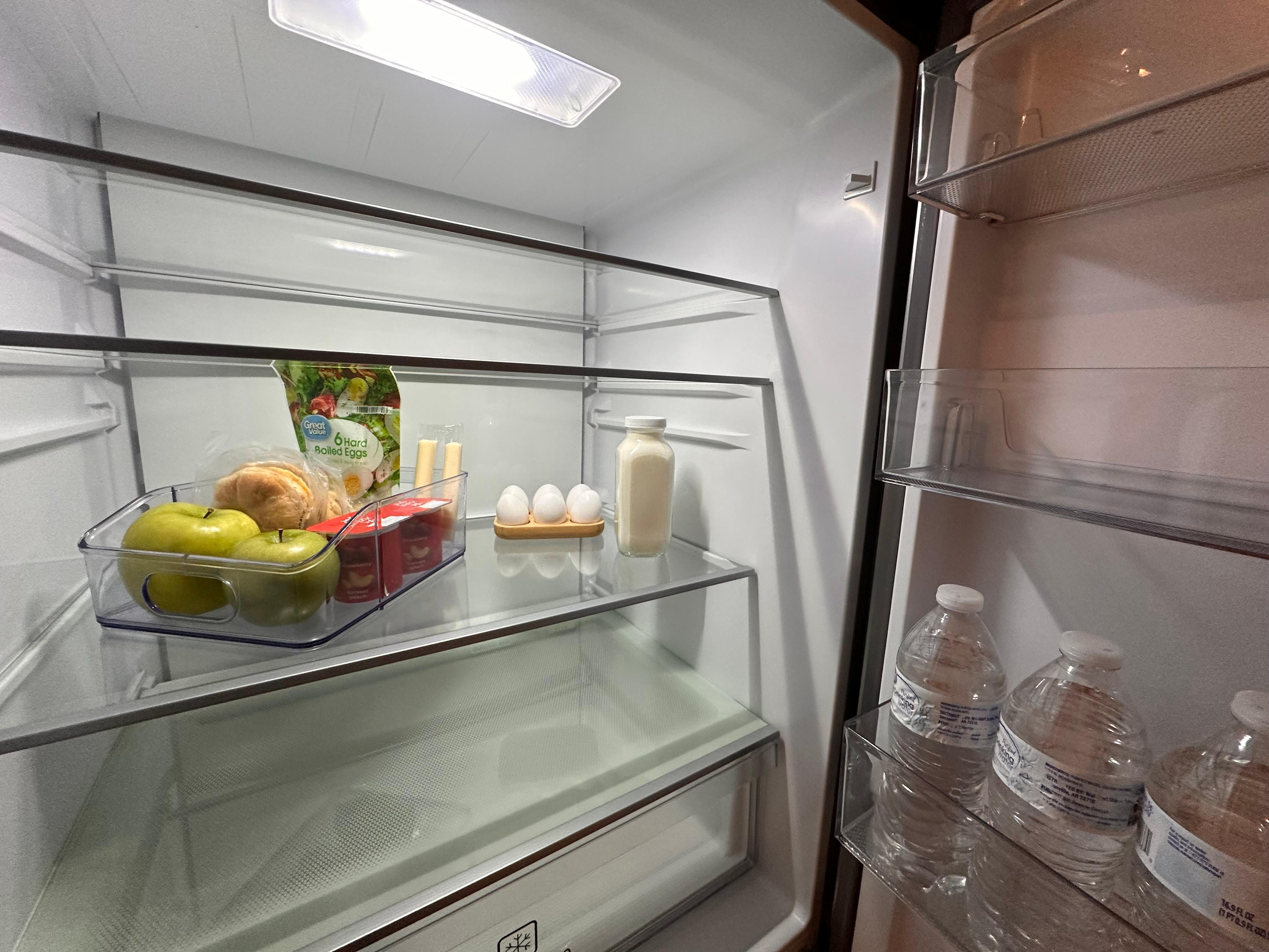 Complimentary snacks and breakfast in room