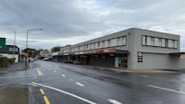 A view of the hotel frontage.