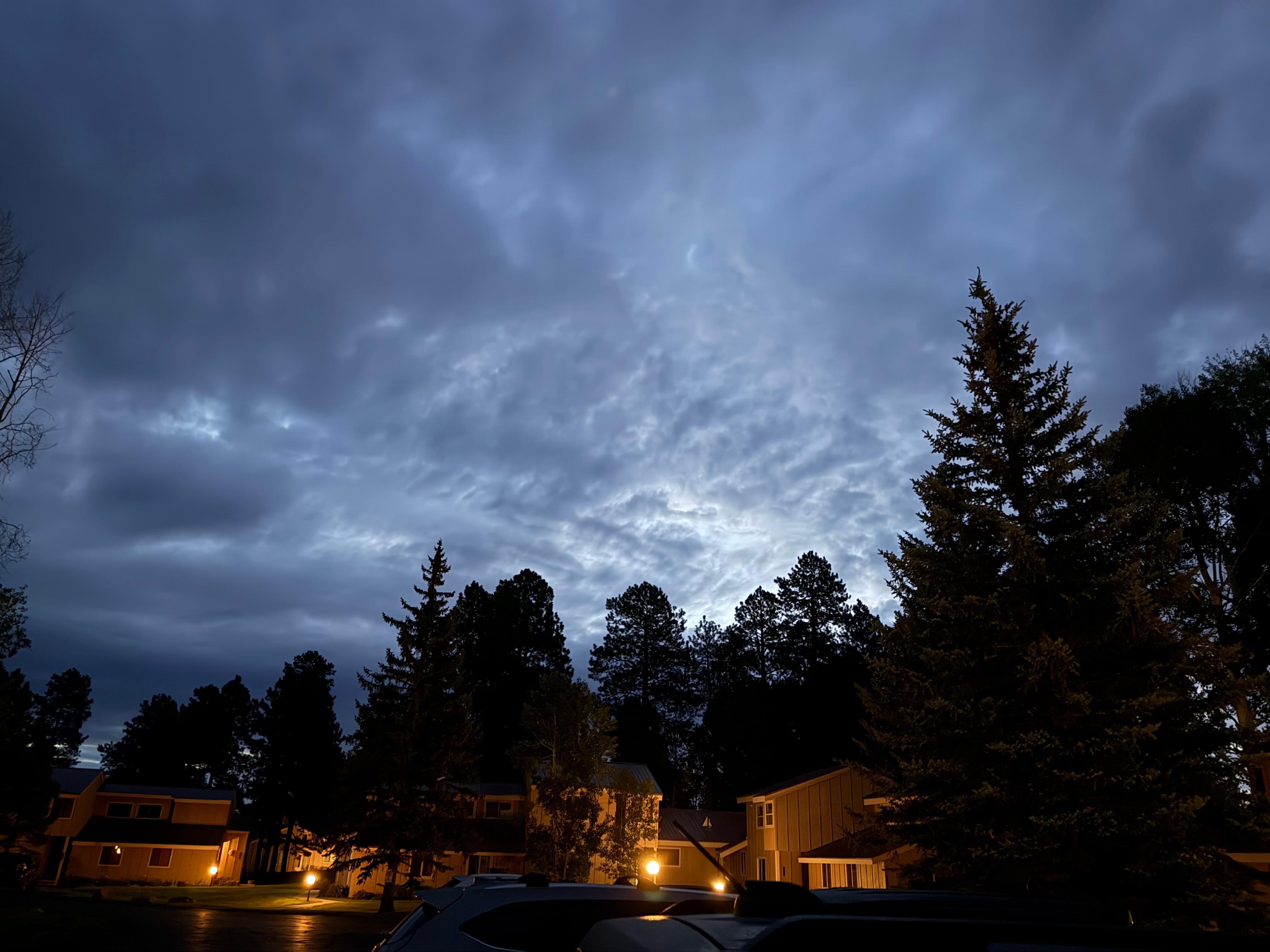 Sky finally cleared after fires close by