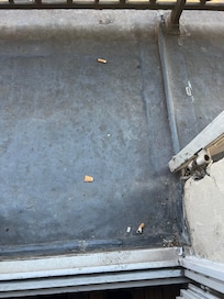 No smoking yet cigarette buds on the locations