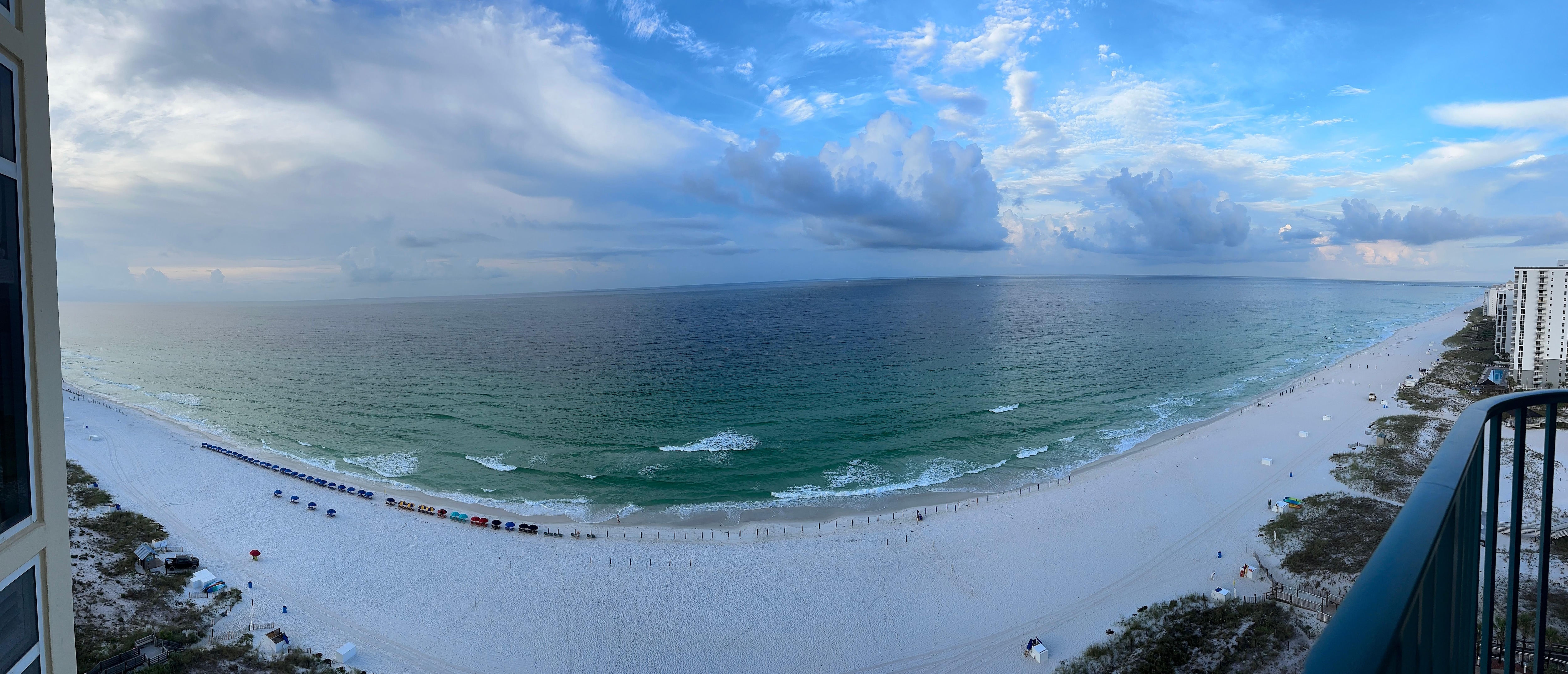 Panoramic shot from the balcony