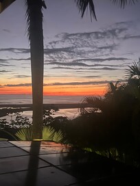 Sunset from our room