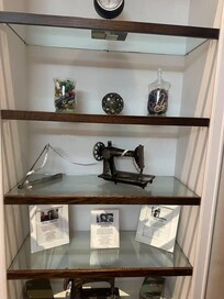 Closer look at the sewing corner